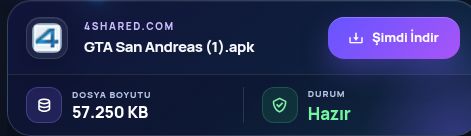 Gerçek 4shared.com sonucu: dosya adı, boyut ve sonraki işlem. Büyütmek için aç.