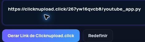 Link real do Clicknupload.click no campo do MultiDebrid. Abra para ampliar.