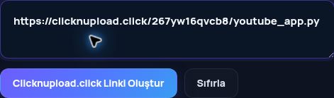 MultiDebrid kutusuna yapıştırılmış gerçek Clicknupload.click bağlantısı. Büyütmek için aç.