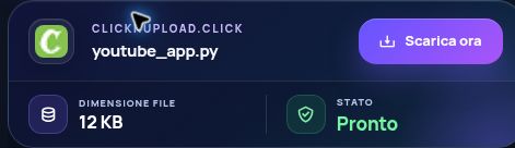 Risultato reale di Clicknupload.click: nome, dimensione e azione successiva. Apri per ingrandire.