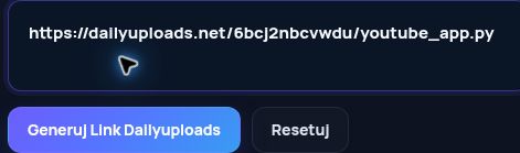 Prawdziwy link Dailyuploads.net w polu MultiDebrid. Otwórz, aby powiększyć.
