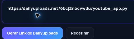 Link real do Dailyuploads.net no campo do MultiDebrid. Abra para ampliar.
