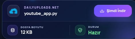 Gerçek Dailyuploads.net sonucu: dosya adı, boyut ve sonraki işlem. Büyütmek için aç.