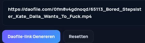 Echte Daofile.com-link in het MultiDebrid-invoerveld. Open om te vergroten.