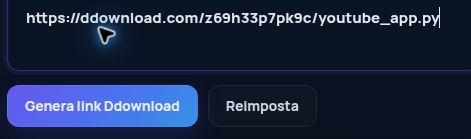 Link Ddownload.com reale nel campo MultiDebrid. Apri per ingrandire.