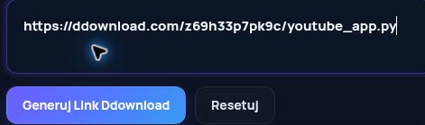 Prawdziwy link Ddownload.com w polu MultiDebrid. Otwórz, aby powiększyć.