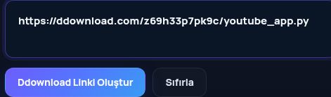MultiDebrid kutusuna yapıştırılmış gerçek Ddownload.com bağlantısı. Büyütmek için aç.
