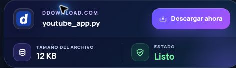 Resultado real de Ddownload.com: nombre, tamaño y siguiente acción. Ábrelo para ampliar.