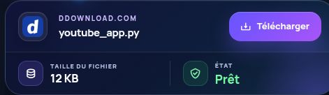 Résultat réel pour Ddownload.com : nom, taille et action suivante. Ouvrez pour agrandir.