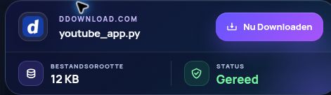Echt Ddownload.com-resultaat: bestandsnaam, grootte en volgende actie. Open om te vergroten.