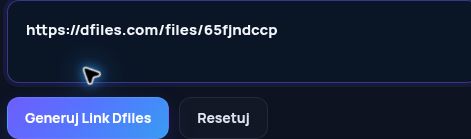 Prawdziwy link Dfiles.com w polu MultiDebrid. Otwórz, aby powiększyć.