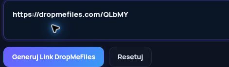 Prawdziwy link DropMeFiles.com w polu MultiDebrid. Otwórz, aby powiększyć.