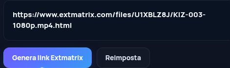 Link Extmatrix.com reale nel campo MultiDebrid. Apri per ingrandire.