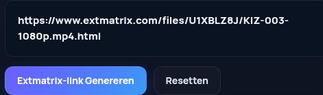 Echte Extmatrix.com-link in het MultiDebrid-invoerveld. Open om te vergroten.