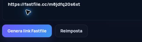 Link Fastfile.cc reale nel campo MultiDebrid. Apri per ingrandire.