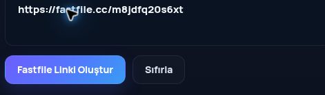 MultiDebrid kutusuna yapıştırılmış gerçek Fastfile.cc bağlantısı. Büyütmek için aç.