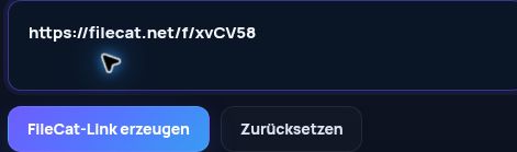 Echter FileCat.net-Link im MultiDebrid-Eingabefeld. Zum Vergrößern öffnen.