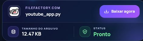 Resultado real do Filefactory.com: nome, tamanho e próxima ação. Abra para ampliar.