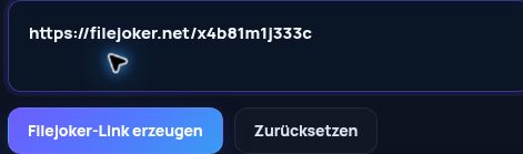 Echter Filejoker.net-Link im MultiDebrid-Eingabefeld. Zum Vergrößern öffnen.