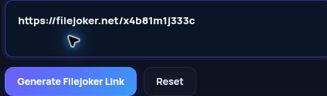 Real Filejoker.net link in the MultiDebrid input. Open to enlarge.