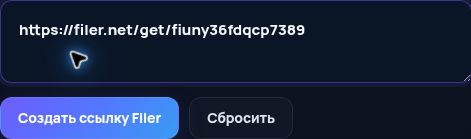 Настоящая ссылка Filer.net в поле MultiDebrid. Откройте для увеличения.