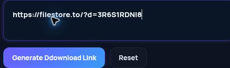 Real Filestore.to link in the MultiDebrid input. Open to enlarge.