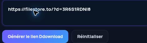 Véritable lien Filestore.to dans le champ MultiDebrid. Ouvrez pour agrandir.