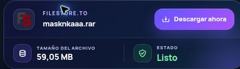 Resultado real de Filestore.to: nombre, tamaño y siguiente acción. Ábrelo para ampliar.