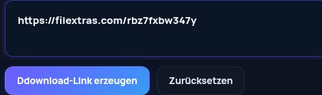 Echter FileXtras.com-Link im MultiDebrid-Eingabefeld. Zum Vergrößern öffnen.