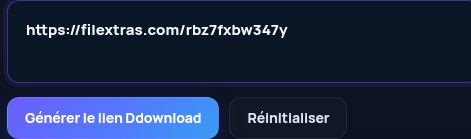 Véritable lien FileXtras.com dans le champ MultiDebrid. Ouvrez pour agrandir.