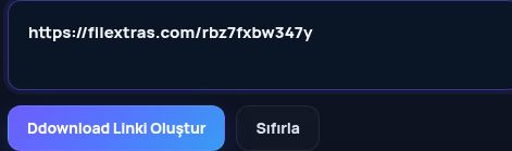 MultiDebrid kutusuna yapıştırılmış gerçek FileXtras.com bağlantısı. Büyütmek için aç.
