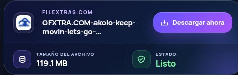 Resultado real de FileXtras.com: nombre, tamaño y siguiente acción. Ábrelo para ampliar.