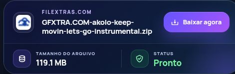 Resultado real do FileXtras.com: nome, tamanho e próxima ação. Abra para ampliar.