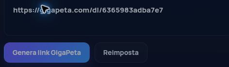 Link GigaPeta.com reale nel campo MultiDebrid. Apri per ingrandire.