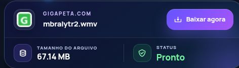 Resultado real do GigaPeta.com: nome, tamanho e próxima ação. Abra para ampliar.