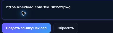 Настоящая ссылка Hexload.com в поле MultiDebrid. Откройте для увеличения.