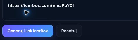 Prawdziwy link IcerBox.com w polu MultiDebrid. Otwórz, aby powiększyć.
