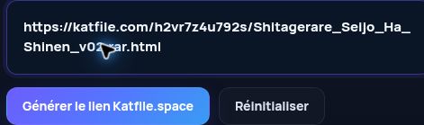 Véritable lien Katfile.space dans le champ MultiDebrid. Ouvrez pour agrandir.