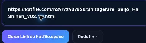 Link real do Katfile.space no campo do MultiDebrid. Abra para ampliar.