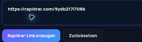 Echter Rapidrar.com-Link im MultiDebrid-Eingabefeld. Zum Vergrößern öffnen.