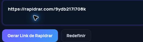 Link real do Rapidrar.com no campo do MultiDebrid. Abra para ampliar.