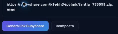Link Subyshare.com reale nel campo MultiDebrid. Apri per ingrandire.