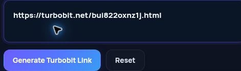 Real Turbobit.net link in the MultiDebrid input. Open to enlarge.