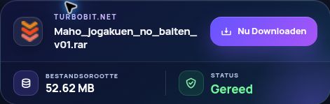 Echt Turbobit.net-resultaat: bestandsnaam, grootte en volgende actie. Open om te vergroten.