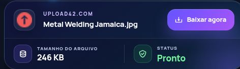 Resultado real do Upload42.com: nome, tamanho e próxima ação. Abra para ampliar.