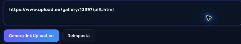 Link Upload.ee reale nel campo MultiDebrid. Apri per ingrandire.