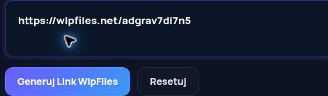 Prawdziwy link WipFiles.net w polu MultiDebrid. Otwórz, aby powiększyć.