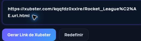 Link real do Xubster.com no campo do MultiDebrid. Abra para ampliar.